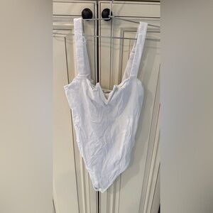 Free People Elegant White Top